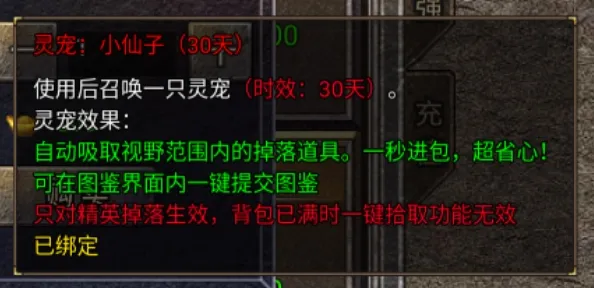 龙腾传奇小仙子自动拾取精英怪掉落截图