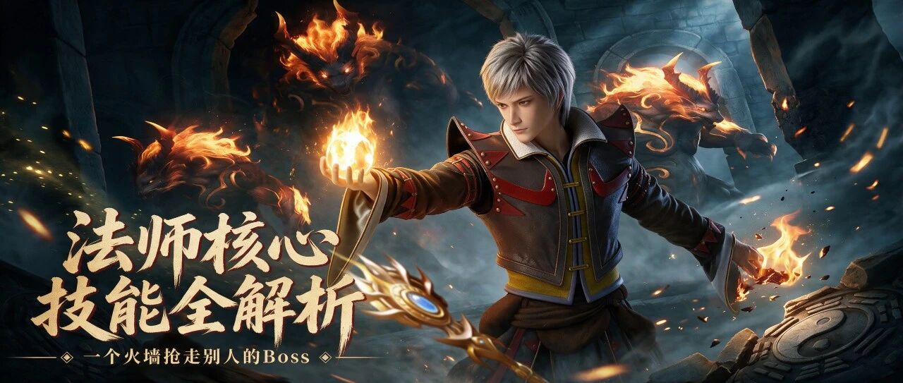 《龙腾传奇》法师核心技能全解析｜远程刺客控场，体验冰火双重输出